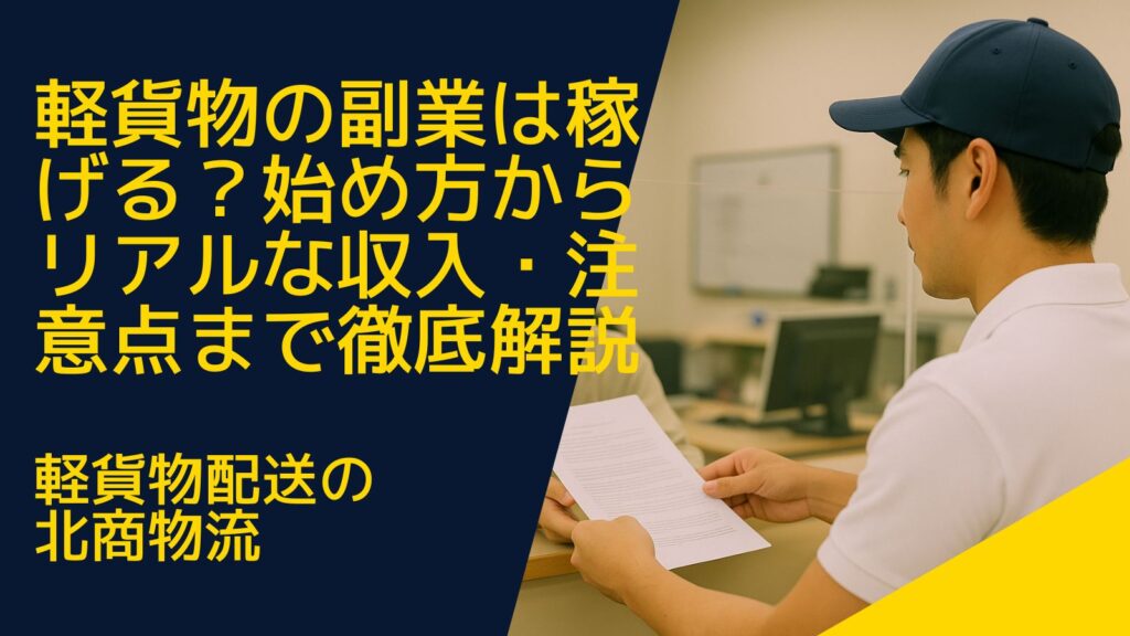 OGP_軽貨物の副業は稼げる？始め方からリアルな収入・注意点まで徹底解説