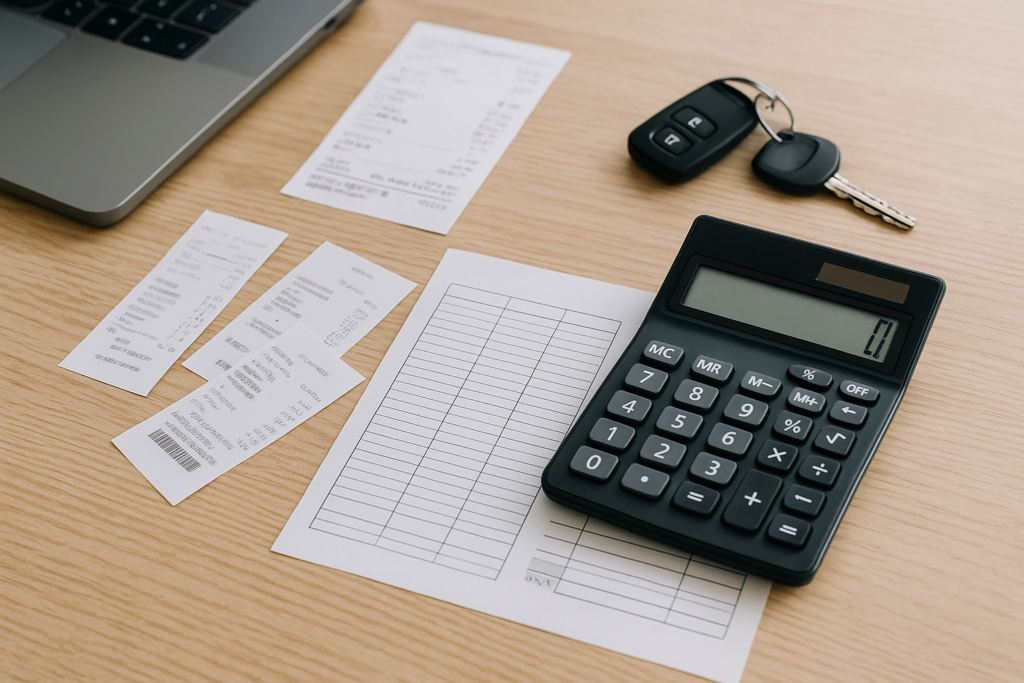 経費イメージ-軽貨物ドライバーの税金と経費の基本｜確定申告やインボイス対応まで詳しく紹介