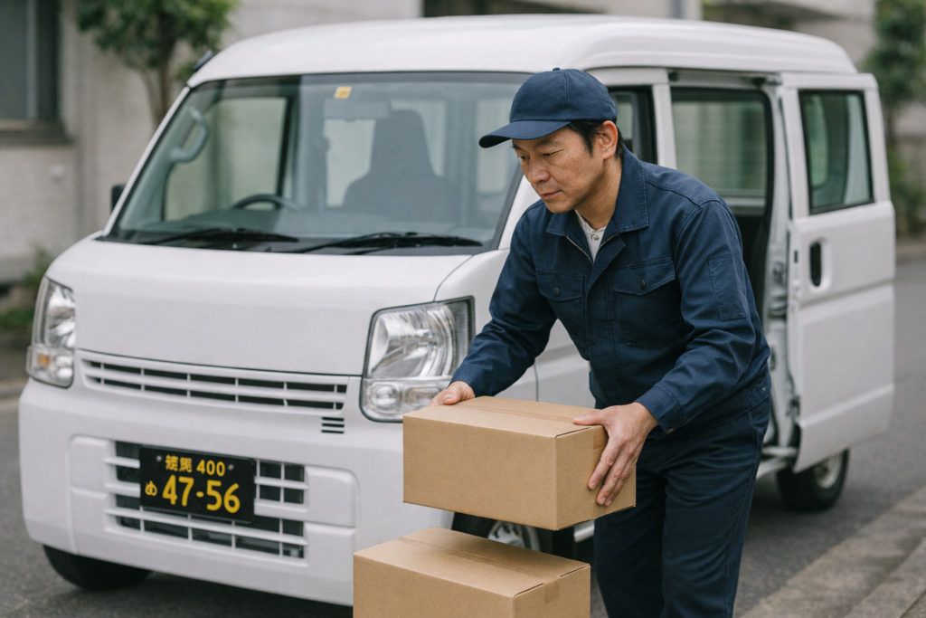 慎重に荷積みをするドライバー 軽貨物ドライバーが「きつい」と言われる理由とは？続けやすくするコツも紹介