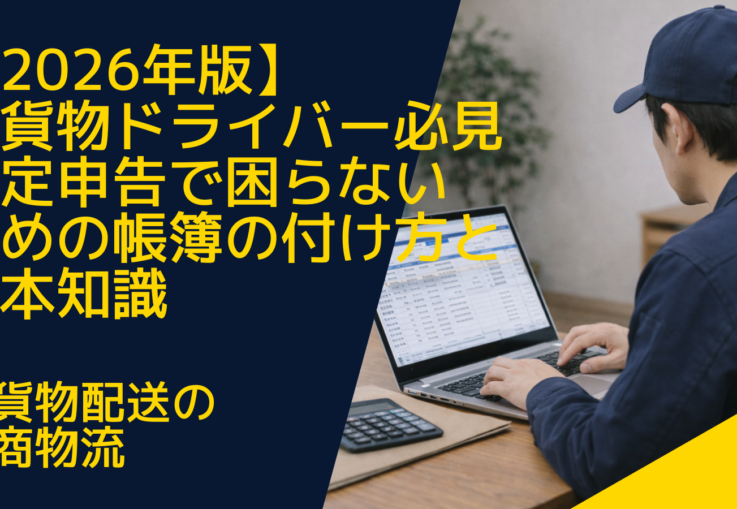 【2026年版】軽貨物ドライバー必見｜確定申告で困らないための帳簿の付け方と基本知識